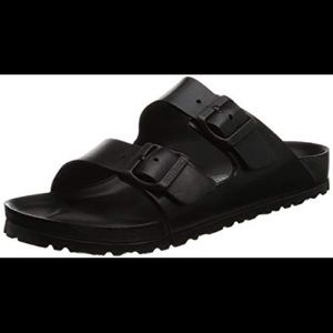 All black Birkenstock’s! Waterproof